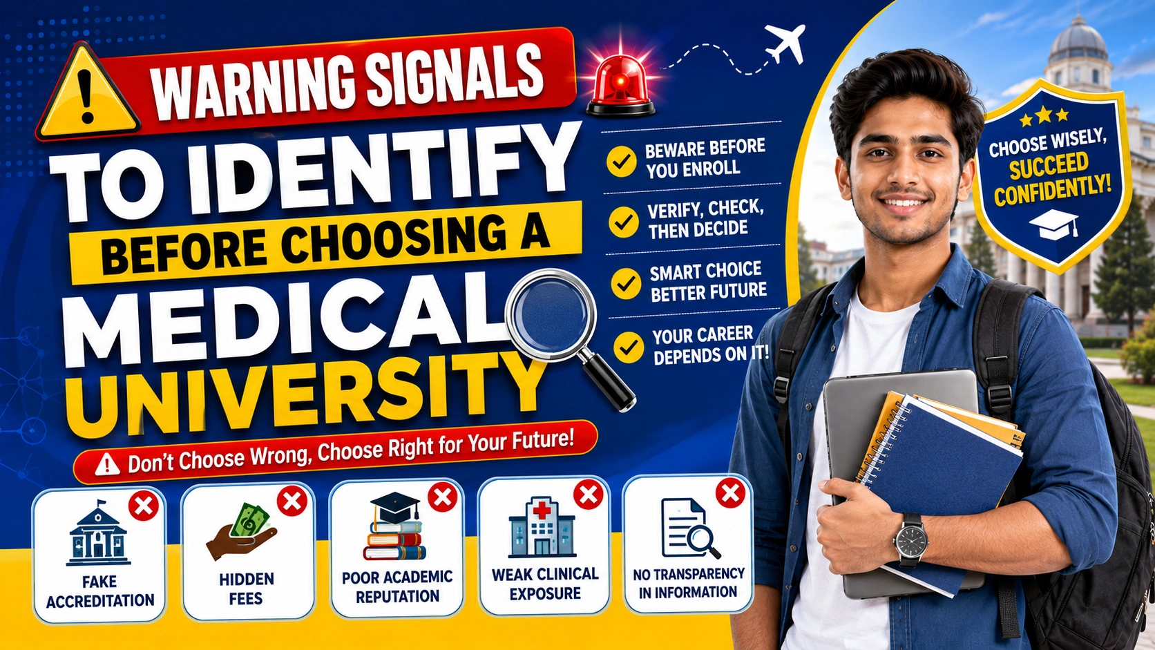 Warning Signals to Identify Before Choosing a Medical University